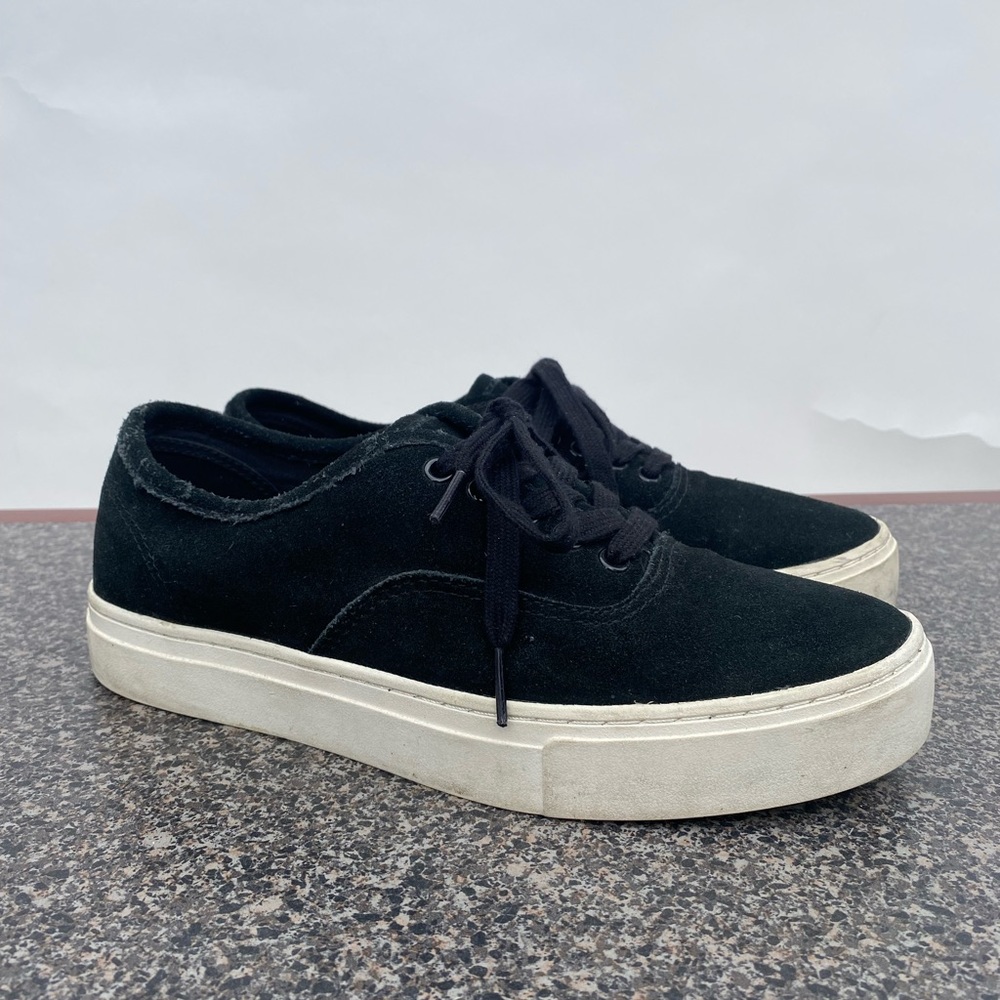 Saturdays Surf NYC Derek Mens Sneaker Black Suede Lace Up Shoes Size 9 - Picture 2 of 12